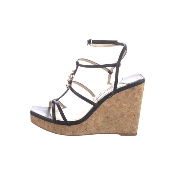 ❤️Jimmy Choo Leather Wedge Heels❤️